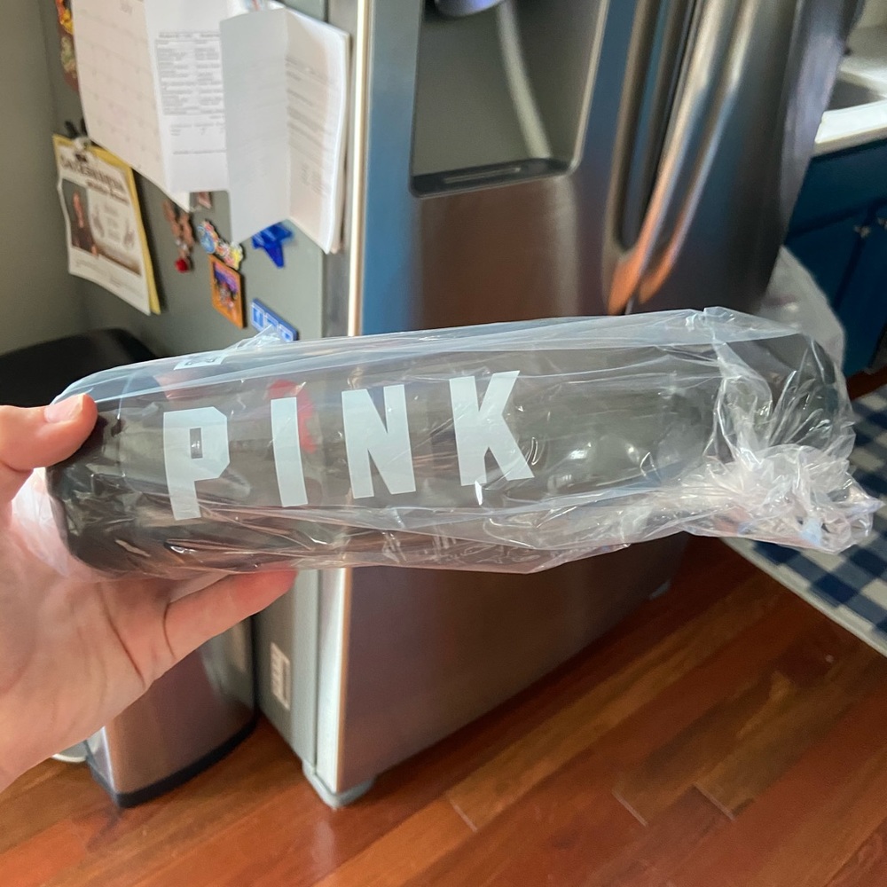 Pink water bottle